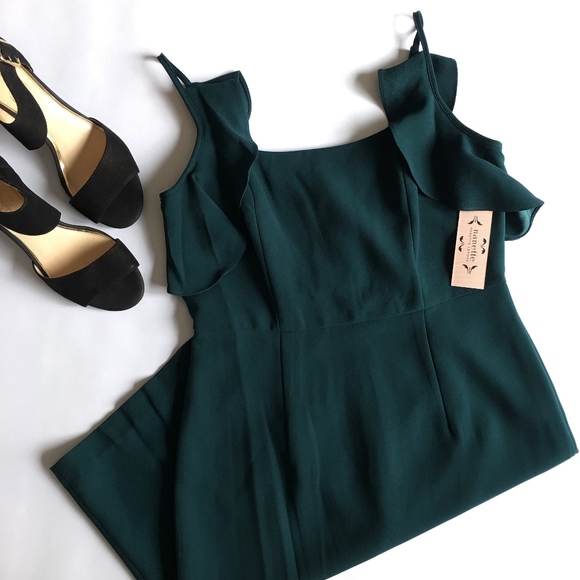 Nanette Lepore Dresses & Skirts - Nanette Lepore Ruffle Spaghetti Strap Dress NWT